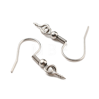 304 Stainless Steel Earring Hooks STAS-G310-24P-1