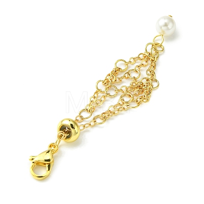 304 Stainless Steel Cable Chains Macrame Pouch Empty Stone Holder Pendant Decoration HJEW-TA00069-01-1