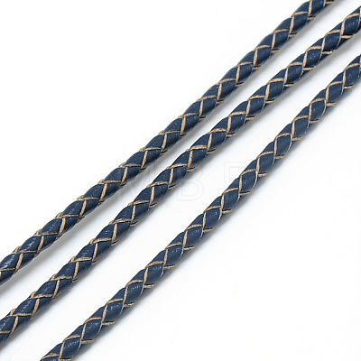 Leather Braided Cord WL-Q005-3mm-15-1