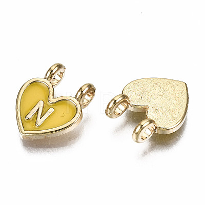 Alloy Enamel Charms ENAM-T012-02N-RS-1