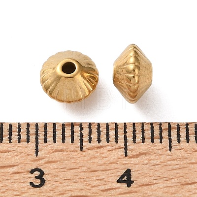 304 Stainless Steel Saucer Spacer Beads SA-L001-01G-01-1