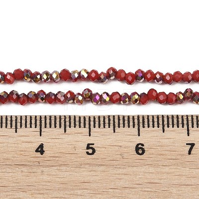 Electroplate Glass Beads Stradns EGLA-H114-02A-02-1