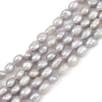 Natural Cultured Freshwater Pearl Beads Strands PEAR-P064-20E-04E-1