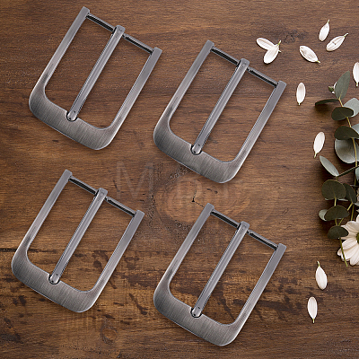 4Pcs Alloy Single Prong Roller Buckles FIND-CL0002-11-1