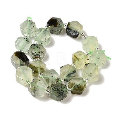 Natural Prehnite Beads Strands G-P534-A01-01-1