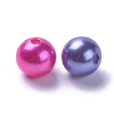 Imitation Pearl Acrylic Beads PL612-1