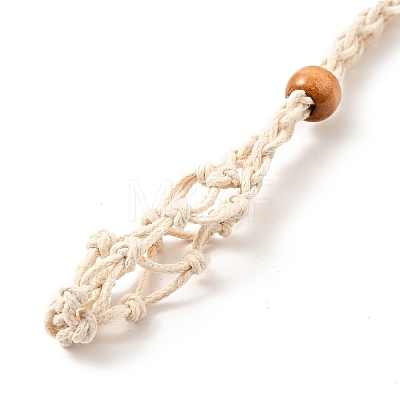 Braided Wax Rope Cord Macrame Pouch Necklace Making X-NJEW-J007-01-1