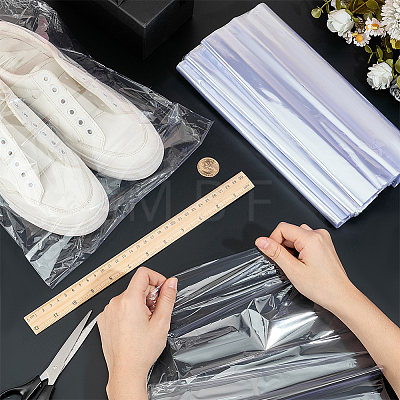 50Pcs PVC Heat Shrink Wrap Bags ABAG-WH0045-83A-1