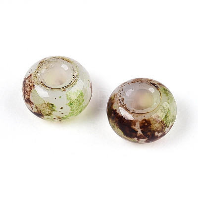 3/0 Baking Paint Glass Beads GLAA-G118-02E-1