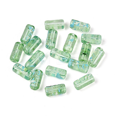 Picasso Transparent Glass Bugle Beads SEED-N010-02H-1