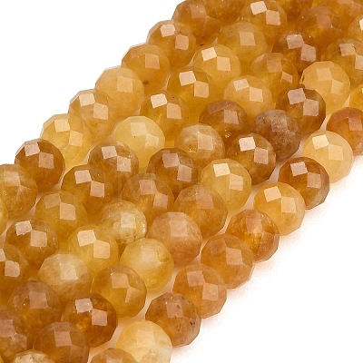 Faceted Dyed Natural White Jade Beads Strands GG-CBAE966-01B-F-1