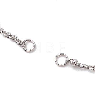 2Pcs 2 Colors 304 Stainless Steel Satellite Chain Bracelet Making AJEW-JB01277-1