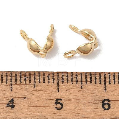 Brass Bead Tips KK-K383-34G-1