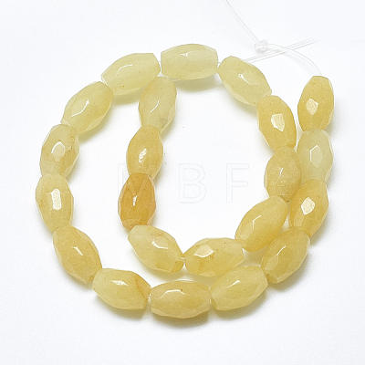 Natural Topaz Jade Beads Strands G-S357-A12-1