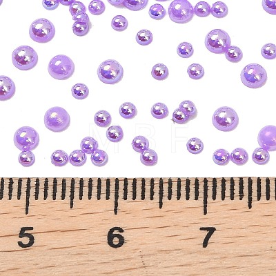 Electroplated Opaque Flat Back Resin Cabochons LS-RESI-XCP0002-45C-1