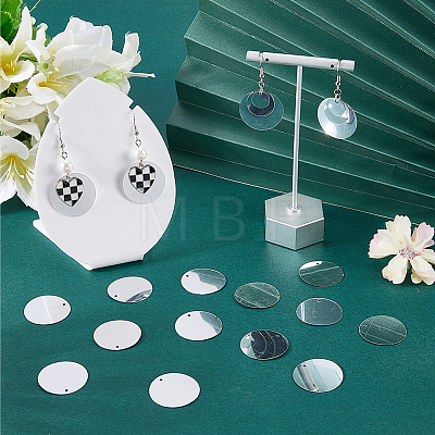 80G Plastic Paillette Pendants FIND-SC0023-18C-1