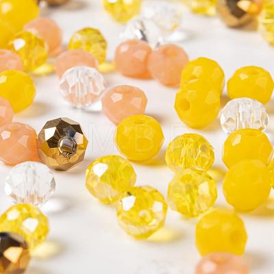 500Pcs 5 Colors Mixed Styles Glass Beads EGLA-LS0001-04-1