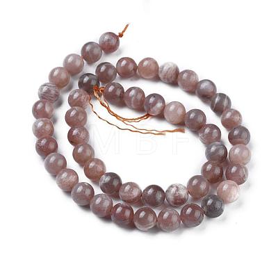 Natural Sunstone Beads Strands G-E543-01-1