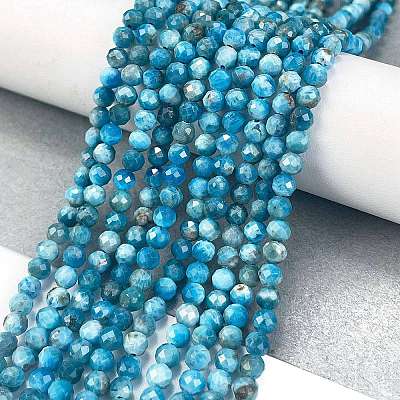 Natural Apatite Beads Strands G-C127-A01-01-1