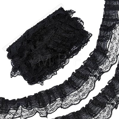 1Pc Organza Flower Lace Ribbon OCOR-NB0002-85B-1