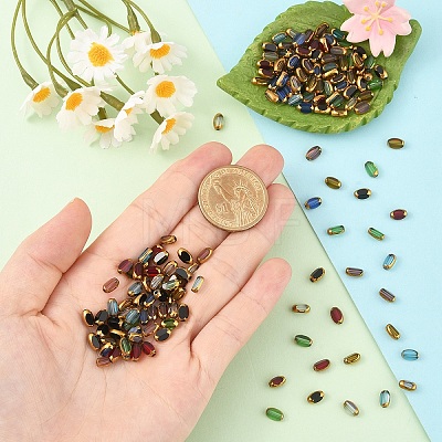 30Pcs Electroplate Glass Beads EGLA-YW0005-16A-1