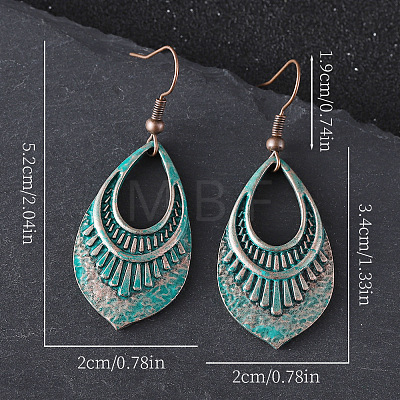 Bohemian Style Zinc Alloy Dangle Earrings FS-WG726AC-01-1