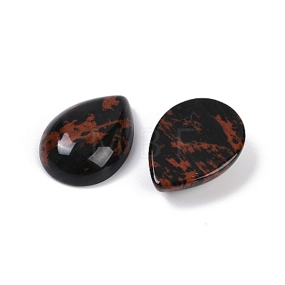 Natural Mahogany Obsidian Cabochons G-H094-01A-30-1