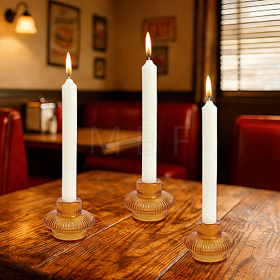 12Pcs Glass Candlesticks AJEW-WH0643-019-1