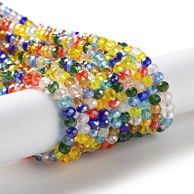 Glass Beads Strands EGLA-A034-M4mm-61-1