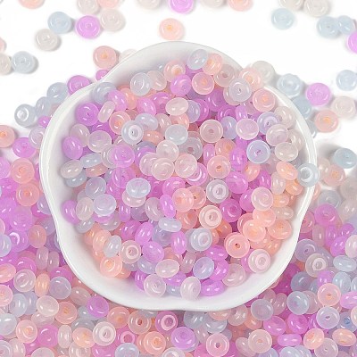 Transparent Colours Glass Seed Beads X-SEED-P008-01B-09-1