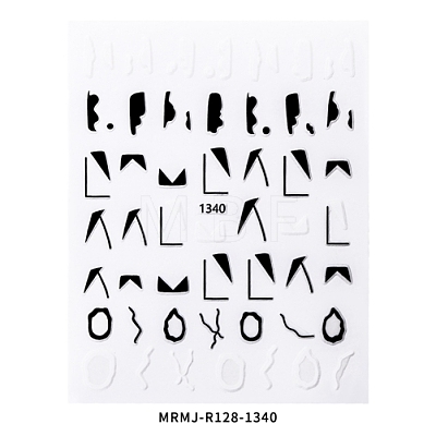 Nail Art Stickers Decals MRMJ-R128-1340-1