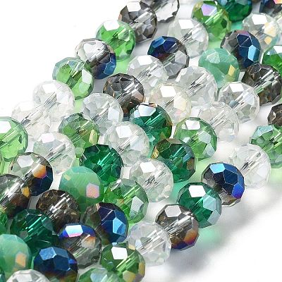 Glass Beads Strands EGLA-A034-M8mm-24-1