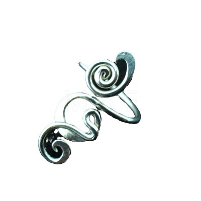 Boho Adjustable Brass Twisted Wire Wrapped Long Toe Rings FS-WGE7B88-01-1