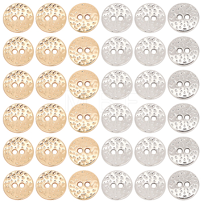 40Pcs 2 Colors Alloy Buttons DIY-CY0004-02-1