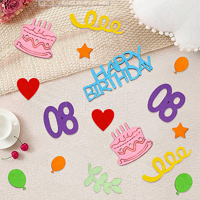 1 Set Unfinished Wood Confetti Table Decoration WOOD-SP0001-98-1