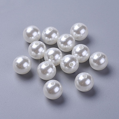 Imitation Pearl Acrylic Beads PL613-22-1