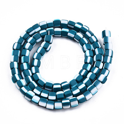 Handmade Polymer Clay Beads Strands CLAY-N010-074-01-1