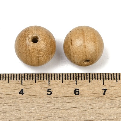 Natural Wood Beads WOOD-C019-15mm-01-1