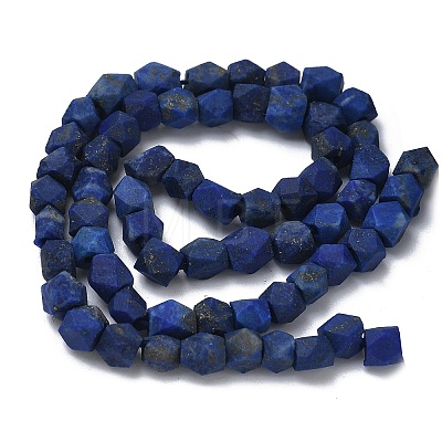Natural Afghan Lapis Lazuli Beads Strands G-K365-H01-01-1