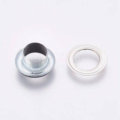 Iron Grommet Eyelet Findings IFIN-WH0023-C02-1