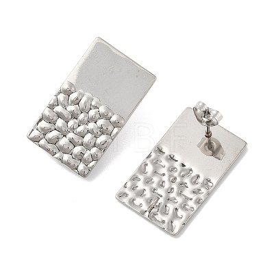 304 Stainless Steel Stud Earrings Findings EJEW-R151-01P-05-1