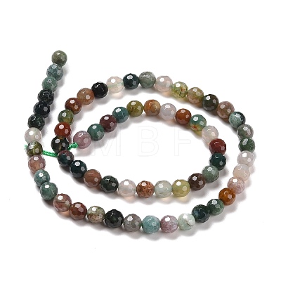 Natural Indian Agate Beads Strands G-E571-24A-1