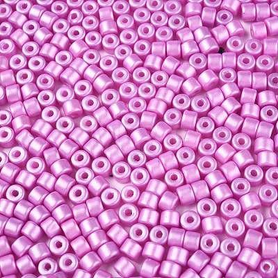 Baking Paint Pearlized Glass Seed Beads SEED-T008-03M-1