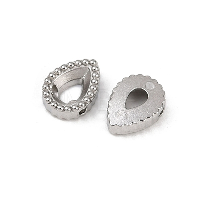 304 Stainless Steel Rhinestone Cabochon Settings STAS-G356-04P-01-1