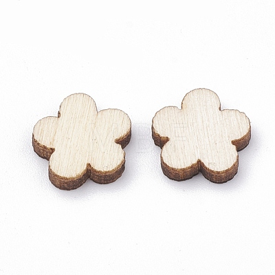 Undyed Natural Wood Beads X-WOOD-N002-03-1