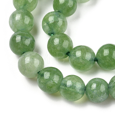 Natural Quartz Beads Strands G-R479-6mm-12-1