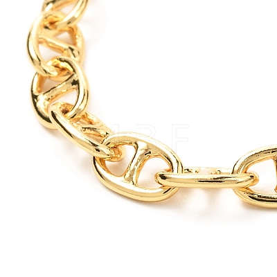 Brass Mariner Link Chains Bracelet BJEW-JB06986-1