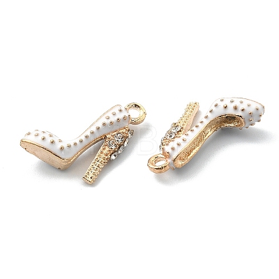 2Pcs Alloy Enamel Stilettos Pendants ENAM-YW0002-30B-1