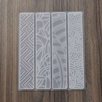 Rectangle DIY Bookmark Silicone Molds DIY-G113-01A-1