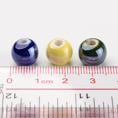 Handmade Porcelain Beads PORC-D001-16mm-M-1